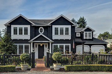 Example of a classic exterior home design in Seattle