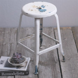 Cast Metal Stool - Bar Stools And Counter Stools