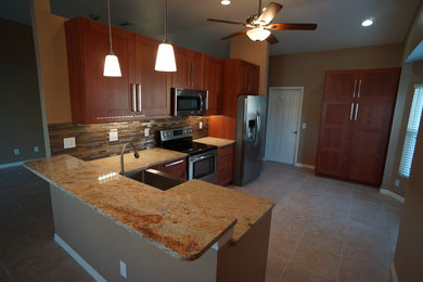 Inspiration for a contemporary kitchen remodel in Tampa