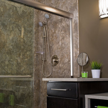 Contemporary Dual/Adjustable Shower Heads
