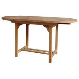 Transitional Outdoor Pub And Bistro Tables by warner levitzson teak outdoor furniture
