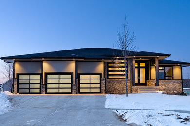 Inspiration for a contemporary home design remodel in Other