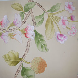 hand-painted Embroidery Wallpaper - Products