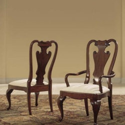 American Drew 792-637 Splat Back Arm Chair Cherry Grove - Dining Chairs