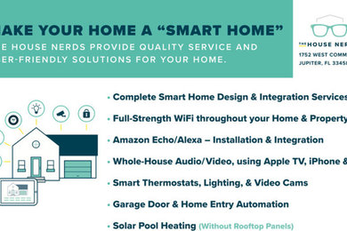 Smart Home Technology for Safety, Comfort & Entertainment