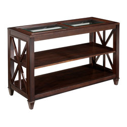 Evans Glass Sofa Table - Console Tables