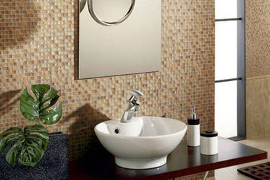 Bathroom - contemporary bathroom idea in Boston