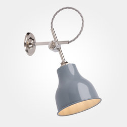 Factory Wall Light - MK2 - Squirrel Grey | Artifact Lighting Ltd - Wall Lights