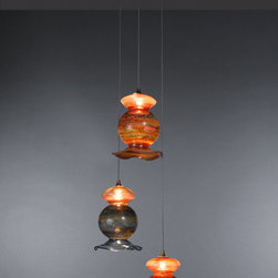 Vase Glass Pendant Lights - Pendant Lighting