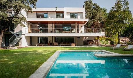 Casas Houzz: Un chalé de lujo en Madrid para una familia numerosa