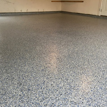 Epoxy Flake Garage Floor - Milford CT - 3