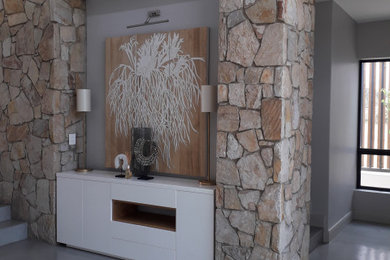 This is an example of a contemporary entryway in Berkshire.