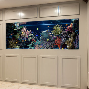 The James Bond Room - 600 gallons In-Wall Aquarium