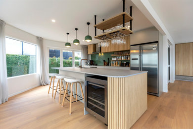 Photo of a modern kitchen in Auckland.