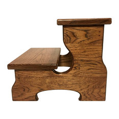Two Step Stool Wood 20” Long Handicapped Elderly Custom Handmade Personalized, M