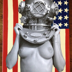 Diver UP! Yankee.      For similar commissions please email me. - Paintings