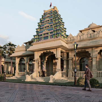 Hindu temple of Atlanta Design by ArchitectureDesigning.com