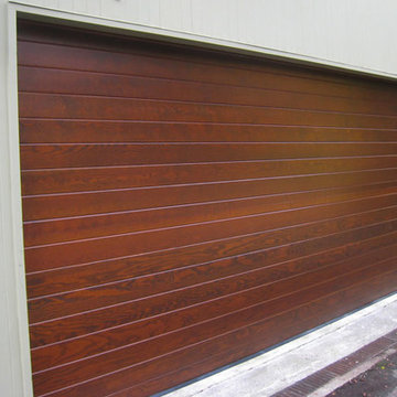 Contemporary Wood Garage Doors