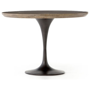 Hughes Evans 60 Round Dining Table Industrial Dining Tables By Zin Home Houzz