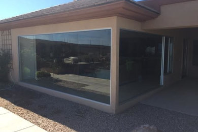 Inspiration for a modern exterior home remodel in Las Vegas