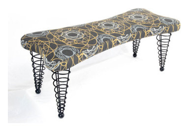 Modern Handmade Upholstered Bench