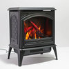 Cast Iron Freestand Electric Fireplace, 70cm