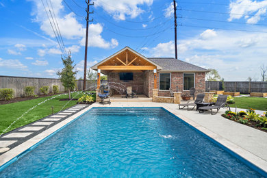 Example of a pool design in Houston