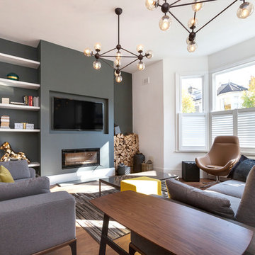 Transitional Living Room