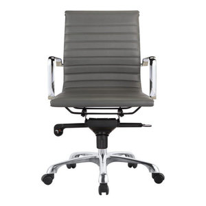 Alpha Office Chair High Back Grey Contemporary Office Chairs By Basin And Vessel
