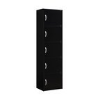 5-Door Cabinet, Black