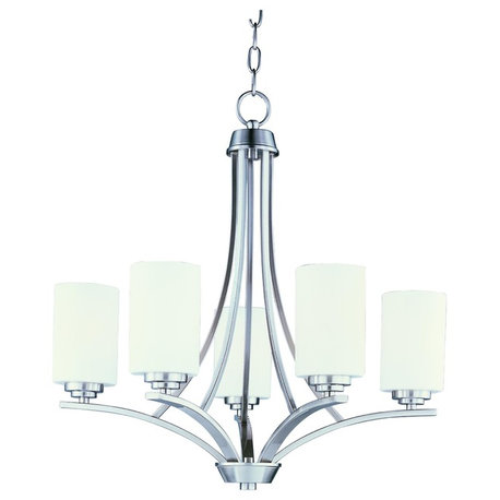 Maxim 20035SWSN 5-Light Chandelier Deven Satin Nickel