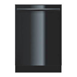 Bosch 24" Ascenta Series Bar Handle Dishwasher, Black | SHX3AR56UC - Dishwashers