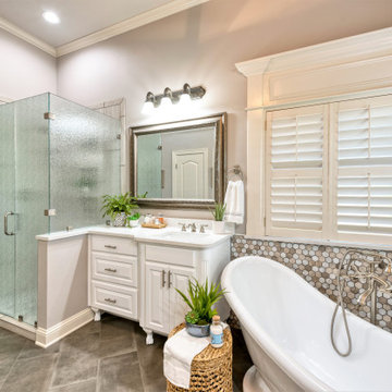 Transitional Master Bathroom Remodel