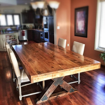 Rustic Reclaimed Wood Dining Table