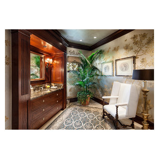 Custom Beverly Hills Estate - Traditional - Powder Room - Los Angeles ...
