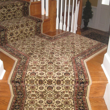 Stair Runner Installation in Baltimore, Maryland