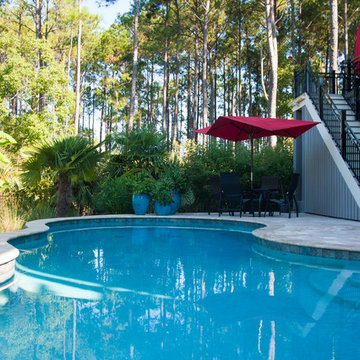 Free Form Swimming Pool Design in Mt. Pleasant, SC