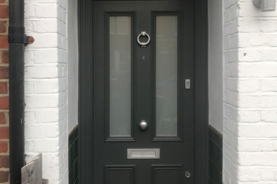 This is an example of a victorian entrance in London.