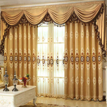 Living Room Luxury Valance Curtains