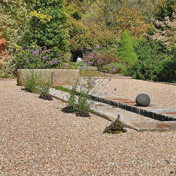 trough + runnel with 100% reclaimed materials + green technology