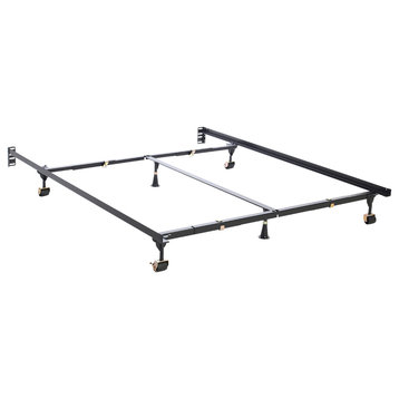 Premium Clamp Style Bed Frame Twin/Full/Queen/Cal King/E. King With 6 Legs