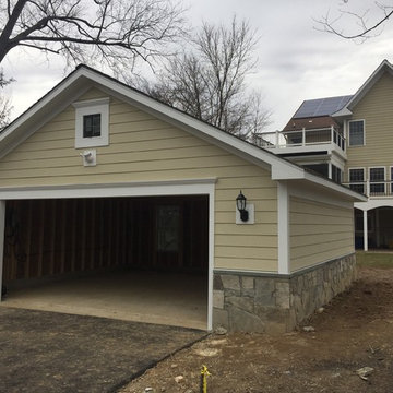 Detached Garage in Rockville MD With Tesla Charger