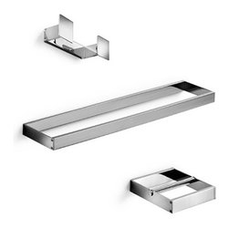 Skuara Sleek Bathroom Accessory Set - Bathroom Accessory Sets