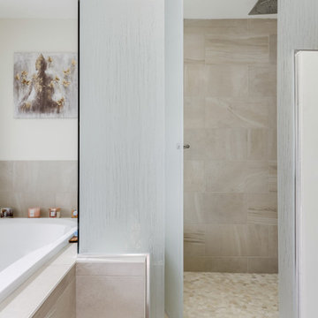 Emmett Road Custom Home Ensuite Bathroom