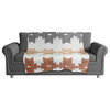 Southwest Style Rows 50x60 Coral Fleece Blanket