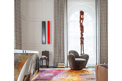 Family room - eclectic family room idea in Baltimore
