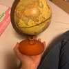 Polished Globe on Straight Stand