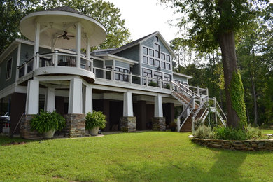 Beach style exterior home photo in Charlotte