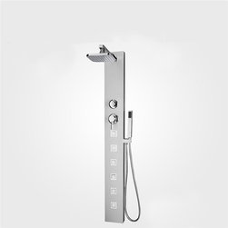 Fontana Aluminum Rain Style Shower Panel - Shower Panels And Columns