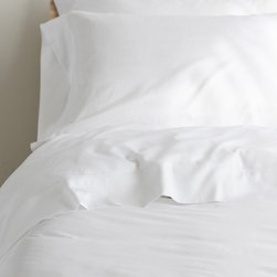 Silky 610 Thread Count Cotton Sateen White - Bedding
